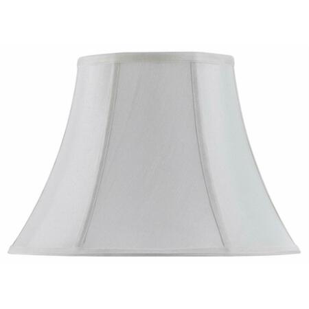 RADIANT SH-8104-18-WH 18 in. Vertical Piped Basic Bell Shade, White RA49433